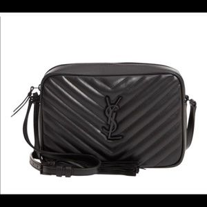 YSL black camera bag